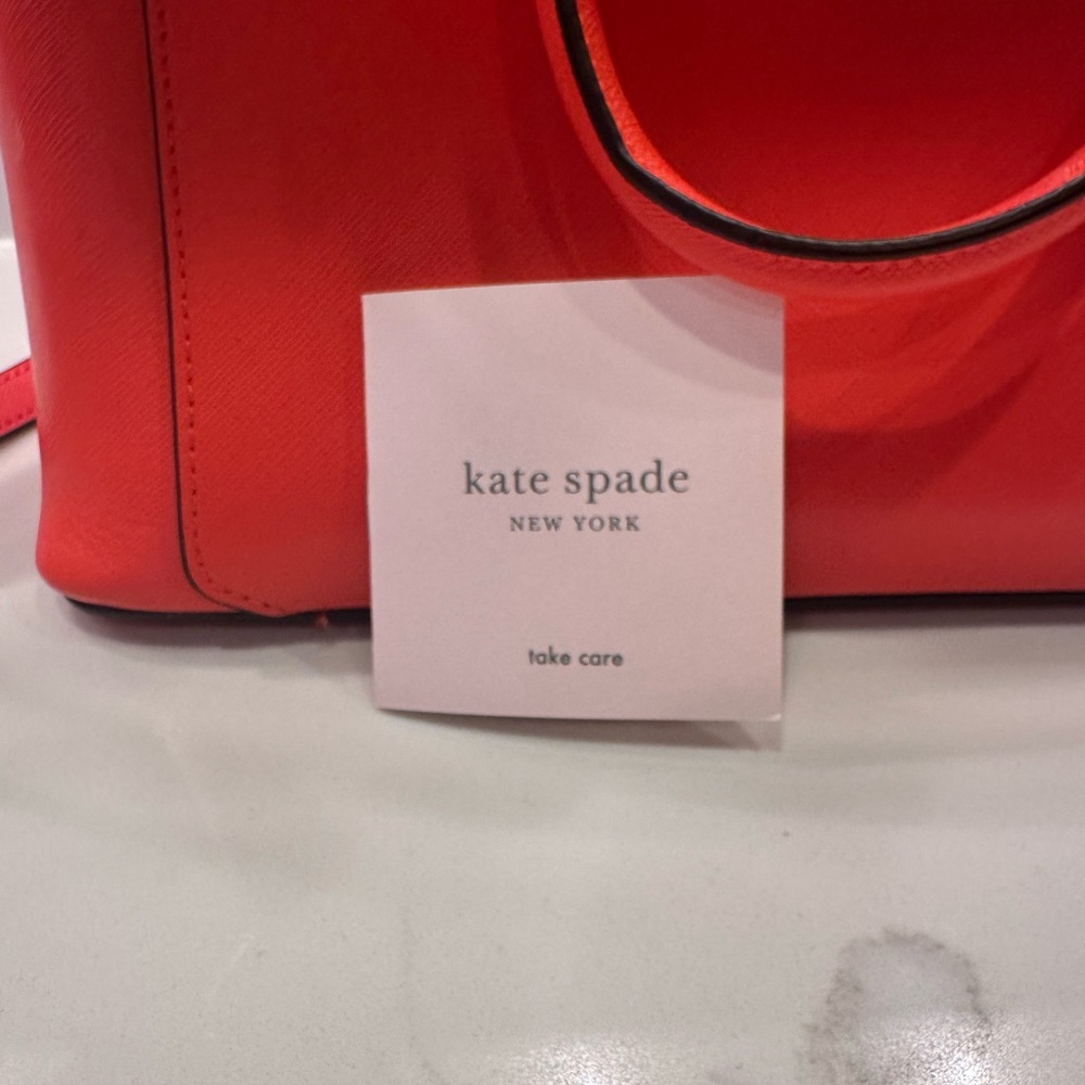 Kate Spade Orange Handbag - Never used, still with protective cover. Perfect! - Picture 8 of 13